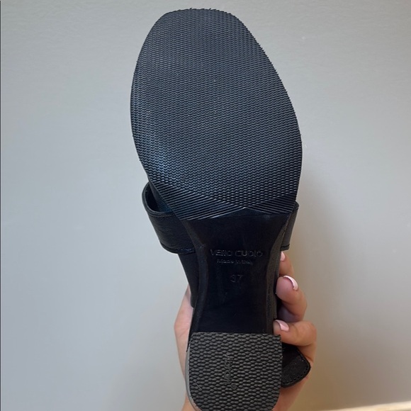 Mimosa Black Heeled Sandals - Picture 6 of 7